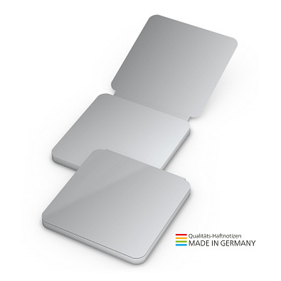 Geiger-Notes Cover Karton Round Bestseller Haftnotizblock, 66 x 66 mm, inkl. Druck, Softcover gloss