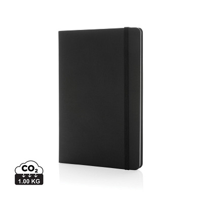 Craftstone A5 Notizbuch aus recycelt. Kraft- und Steinpapier, schwarz