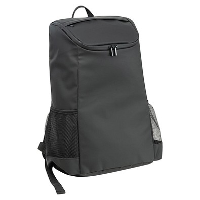 CrisMa Rucksack aus Kunstleder , schwarz