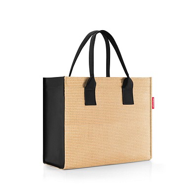reisenthel® Einkaufstasche daily shopper, raffia black
