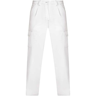 Daily Stretch Arbeitshose aus 250 g/m2 Elasthan, weiss, 54