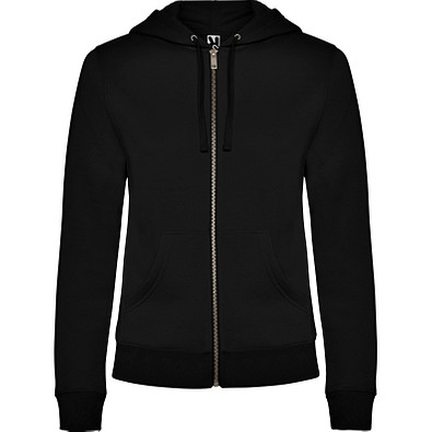 Damen Sweatjacke Veleta, schwarz, L Damen Sweatjacke Veleta, schwarz, L