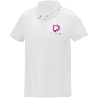 Deimos Poloshirt cool fit mit Kurzärmeln für Damen, weiß, L