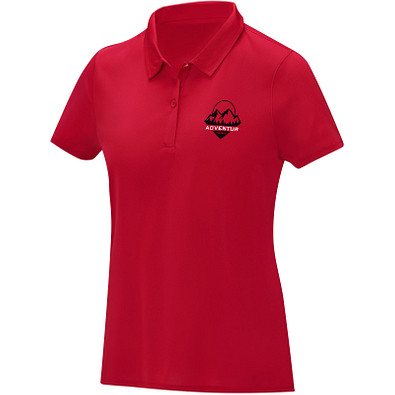 Deimos Poloshirt cool fit mit Kurzärmeln für Damen, rot, XS