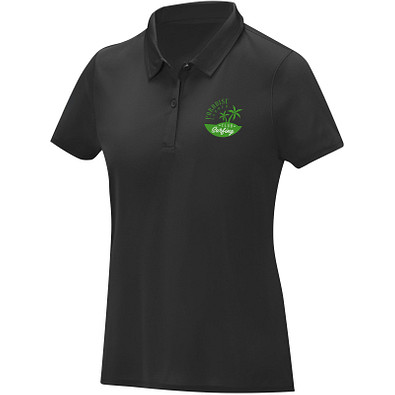 Deimos Poloshirt cool fit mit Kurzärmeln für Damen, schwarz, XS