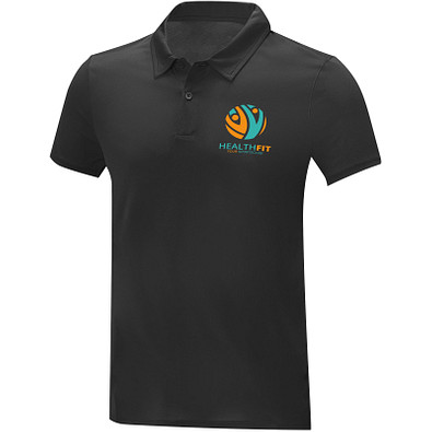 Deimos Poloshirt cool fit mit Kurzärmeln für Herren, schwarz, 3XL