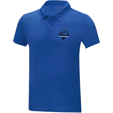 Deimos Poloshirt cool fit mit Kurzärmeln für Herren, blau, 4XL