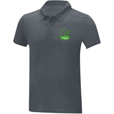 Deimos Poloshirt cool fit mit Kurzärmeln für Herren, storm grey, L
