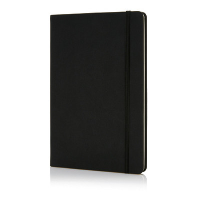 XD COLLECTION Hardcover Notizbuch Deluxe PU DIN A5, schwarz