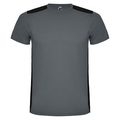 Detroit T-Shirt Unisex aus recyceltem Material, Ebony / schwarz, S