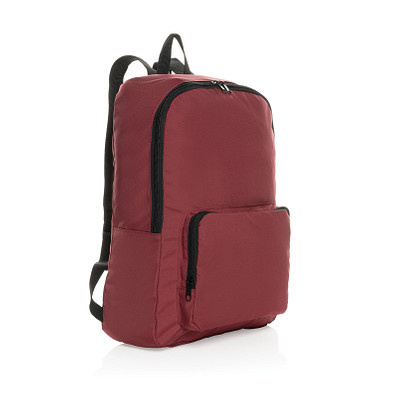 Dillon AWARE RPET faltbarer klassischer Rucksack, rot