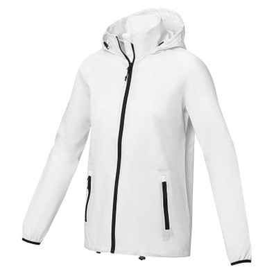 Dinlas leichte Jacke für Damen, weiss, XS