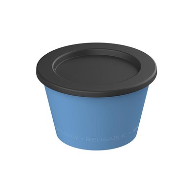 Dipbecher ToGoPlus, 100 ml, behagliches blau/schwarz