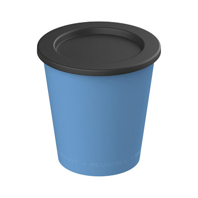 Dipbecher ToGoPlus, 200 ml, behagliches blau/schwarz