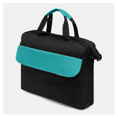 Dokumententasche BRISTOL,schwarz, türkis