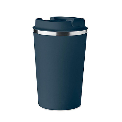 Doppelwandiger Becher 350ml BRACE, Marineblau