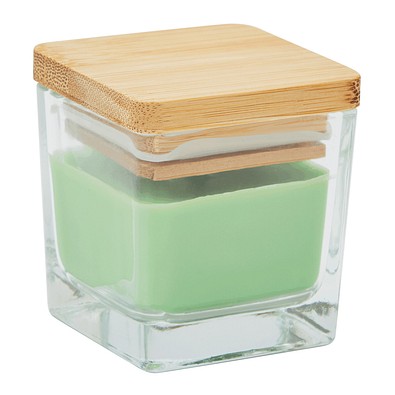 Duftkerze GLOW,grün / Apfel