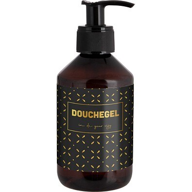 Duschgel Apotheke-Flasche, Braun