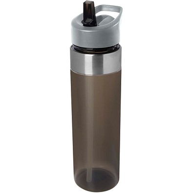 Dylan 650 ml Tritan Flasche mit Ausgussdeckel, grau