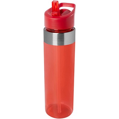 Dylan 650 ml Tritan Flasche mit Ausgussdeckel, rot