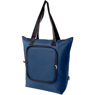 EcoFold faltbare RPET Kühltasche 15 L, navy