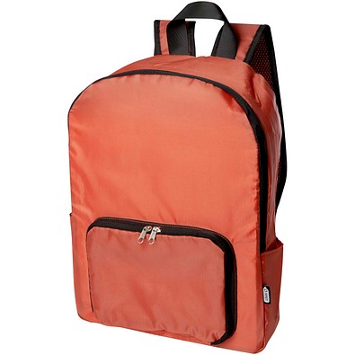 EcoFold faltbarer RPET Rucksack 15 L, Brick