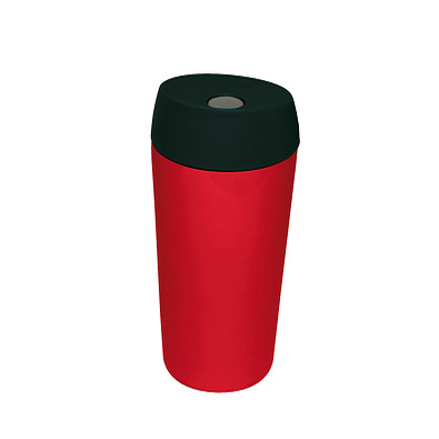 Edelstahl-Isolierbecher Style, 350 ml, rot glänzend Edelstahl-Isolierbecher Style, 350 ml, rot glänzend