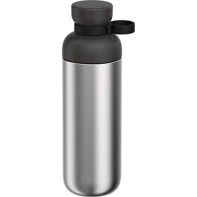 edelstahl trinkflasche vita 700 ml - nordic black, schwarz