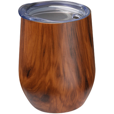 Edelstahlbecher Holzoptik Brighton, 380 ml, braun