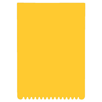 Eiskratzer Rechteck, standard-gelb