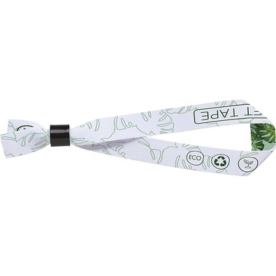 El Sublimation Festival Armband aus recyceltem PET Kunststoff, schwarz