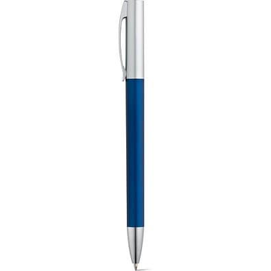 ELBE. Kugelschreiber mit Drehmechanik, Metallclip, Blau