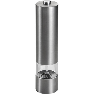 Elektrische Pfeffermühle mit Keramikmahlwerk, grau