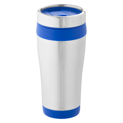 Elwood 410 ml RCS-zertifizierter Isolierbecher aus recyceltem Edelstahl, blau