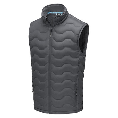 Epidote GRS isolierter Daunen-Bodywarmer aus recyceltem Material für Herren, storm grey, 3XL