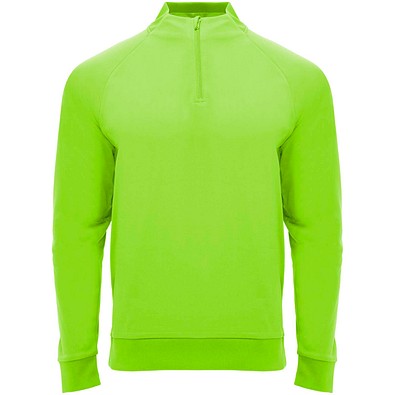 Epiro Half-Zip Sweatshirt für Kinder, Fluor Green, 10