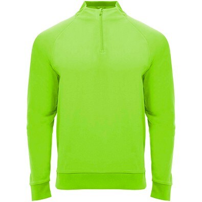 Epiro Half-Zip Sweatshirt für Kinder, Fluor Green, 12