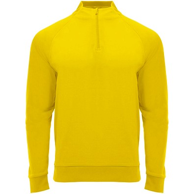 Epiro Half-Zip Sweatshirt für Kinder, gelb, 10