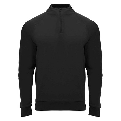 Epiro Half-Zip Sweatshirt Unisex, schwarz, S