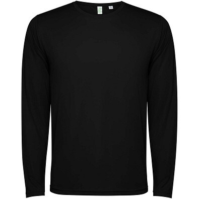 Estoril Langarm-Shirt für Kinder, schwarz, 4