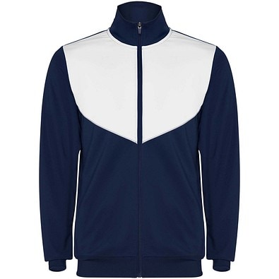 Evans Trainingsanzug für Kinder, Navy Blue/weiß, 8