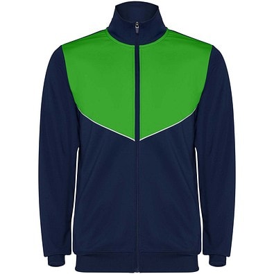 Evans Trainingsanzug für Kinder, Navy Blue/farngrün, 8