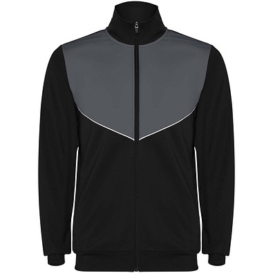 Evans Trainingsanzug Unisex, schwarz/grau, 2XL