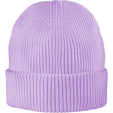 Exclusive Recycled Fine Rib Beanie, Lila