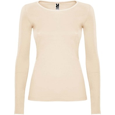 Extreme Langarmshirt für Damen, sand meliert, S