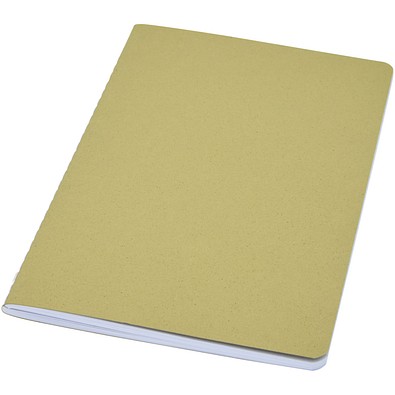 Fabia Notizbuch mit Cover aus Crush Papier, olive