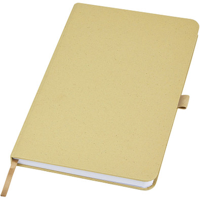 Fabianna Hardcover Notizbuch aus Crush-Papier, olive