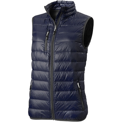 ELEVATE Damen Daunen Weste Bodywarmer Fairview, dunkelblau, XS