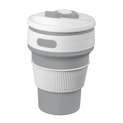 retumbler® Faltbarer To-Go Becher Anápolis, 350 ml, grau