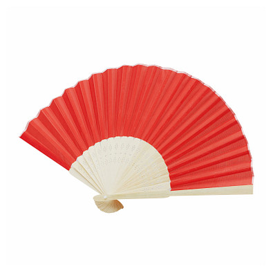 Faltbarer Fächer BAMBOO COOL,rot